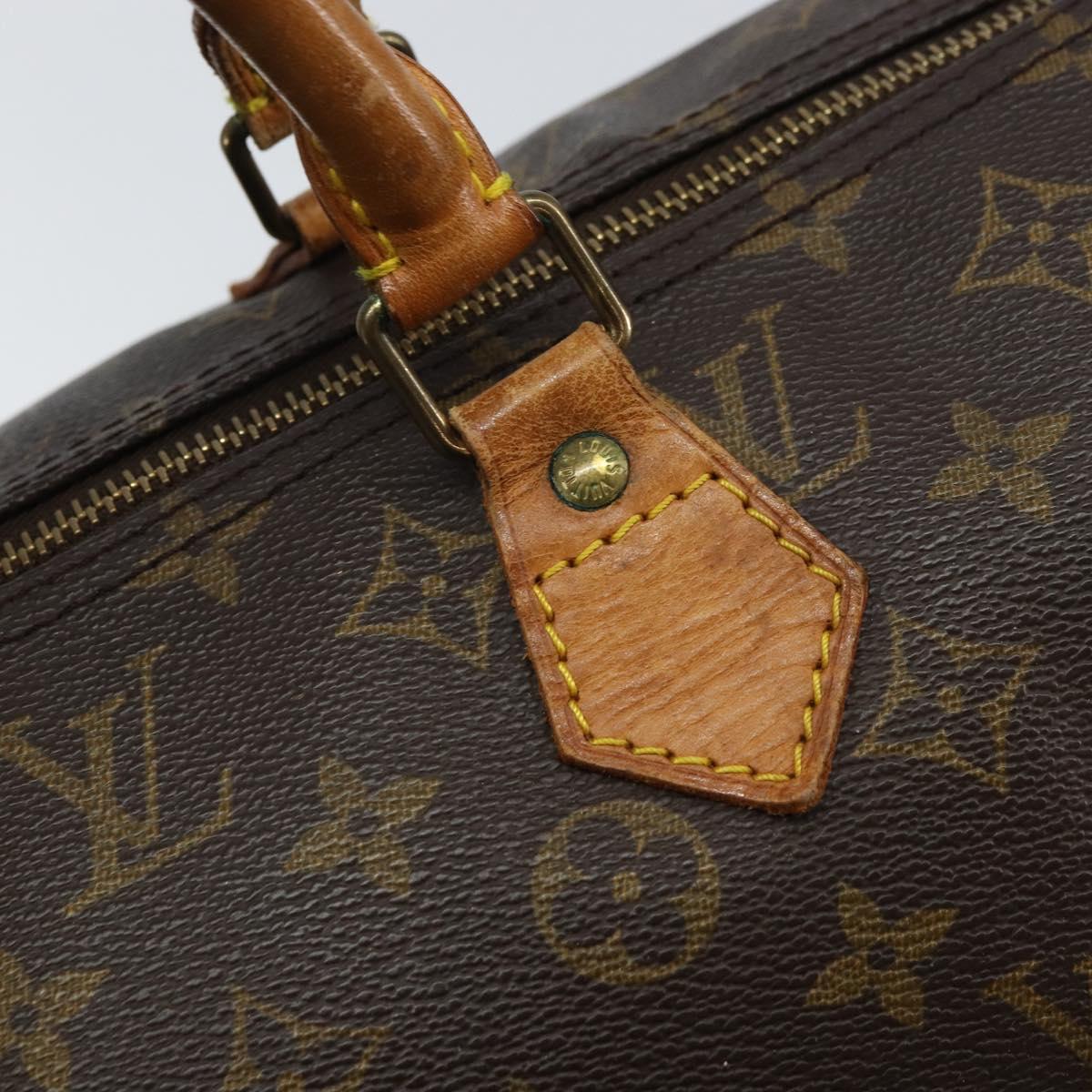 LOUIS VUITTON Monogram Speedy 40 Hand Bag M41522 LV Auth am10411