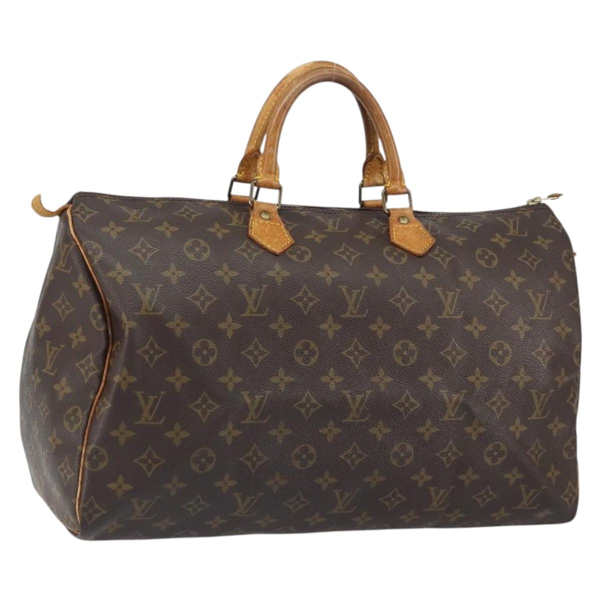 LOUIS VUITTON Monogram Speedy 40 Hand Bag M41522 LV Auth am10411