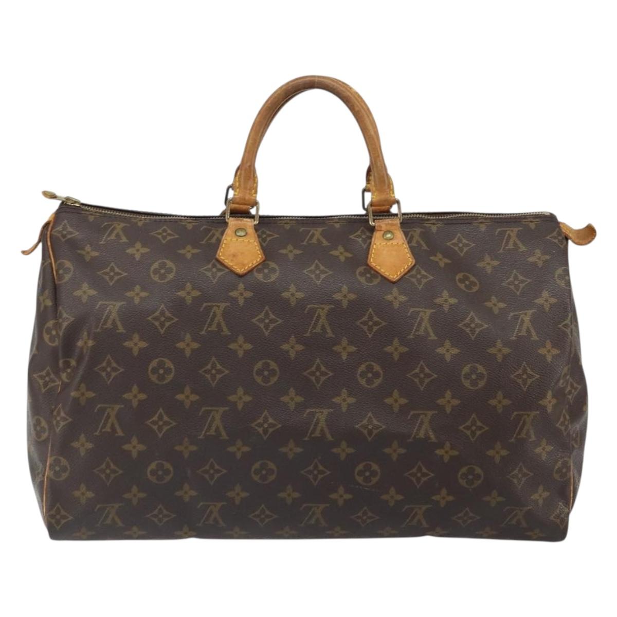 LOUIS VUITTON Monogram Speedy 40 Hand Bag M41522 LV Auth am10411