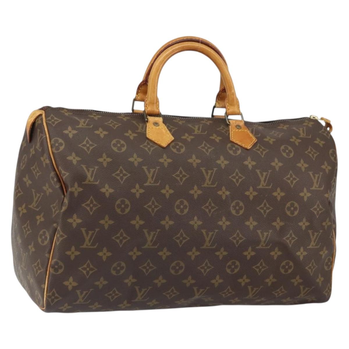 LOUIS VUITTON Monogram Speedy 40 Hand Bag M41522 LV Auth am10412