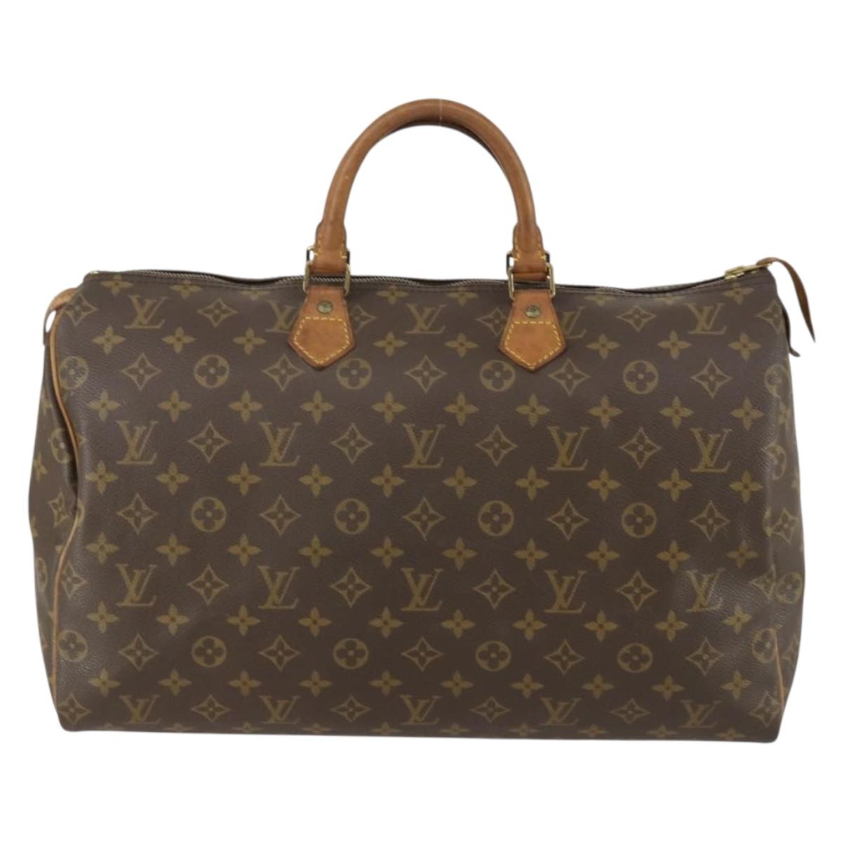 LOUIS VUITTON Monogram Speedy 40 Hand Bag M41522 LV Auth am10446