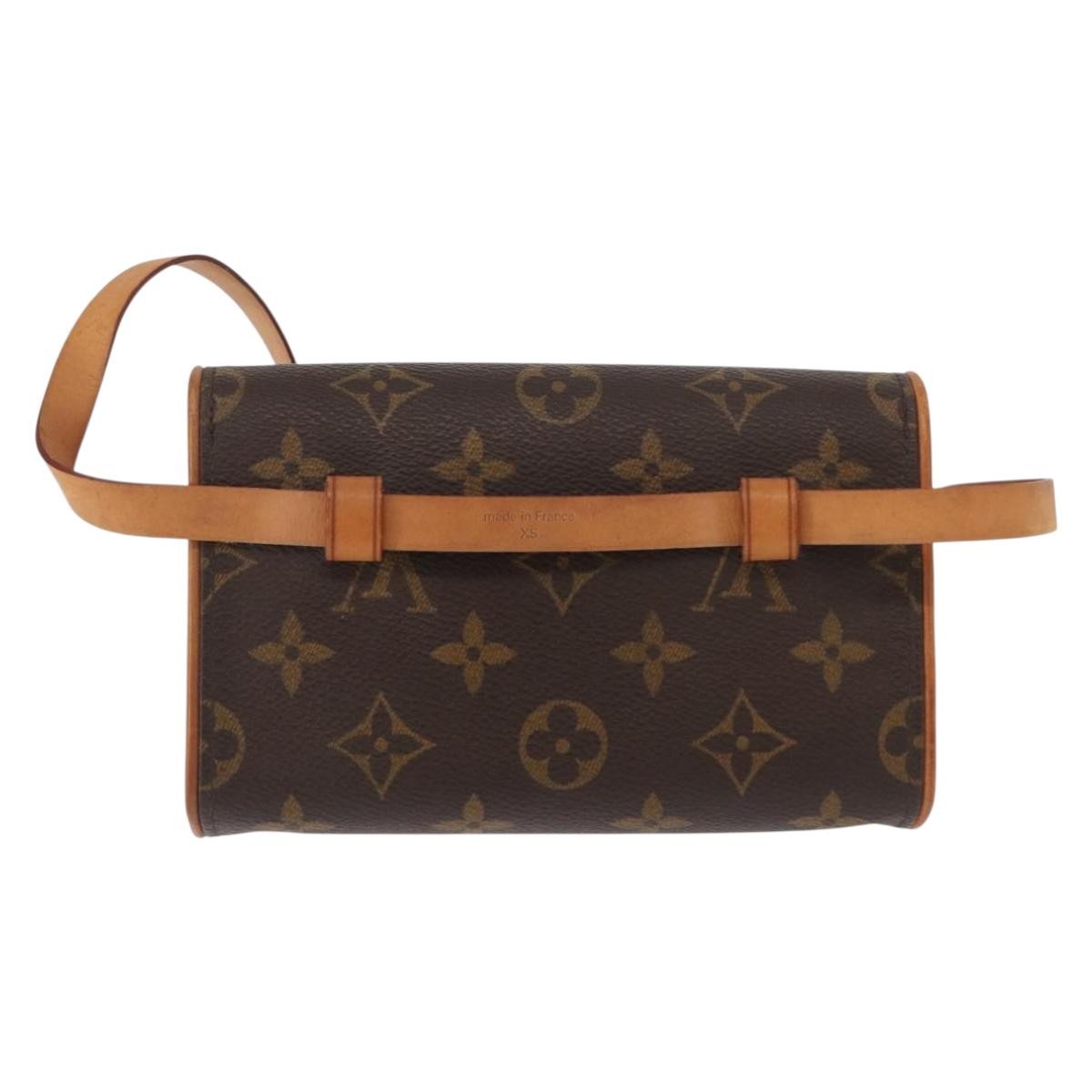 LOUIS VUITTON Monogram Pochette Florentine Waist bag M51855 LV Auth am10458