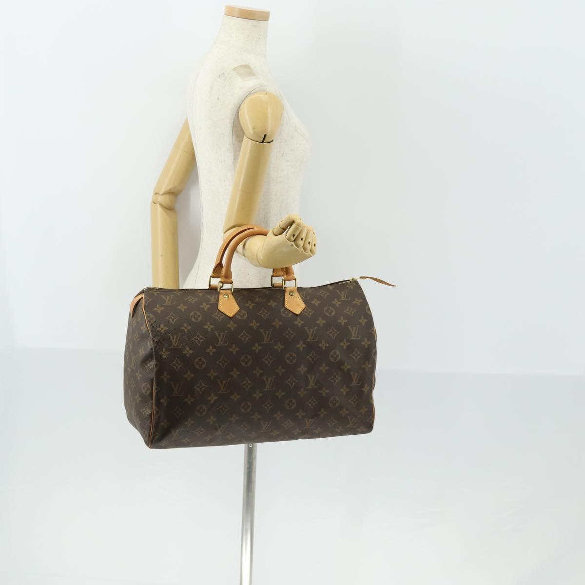 LOUIS VUITTON Monogram Speedy 40 Hand Bag M41522 LV Auth am10484V