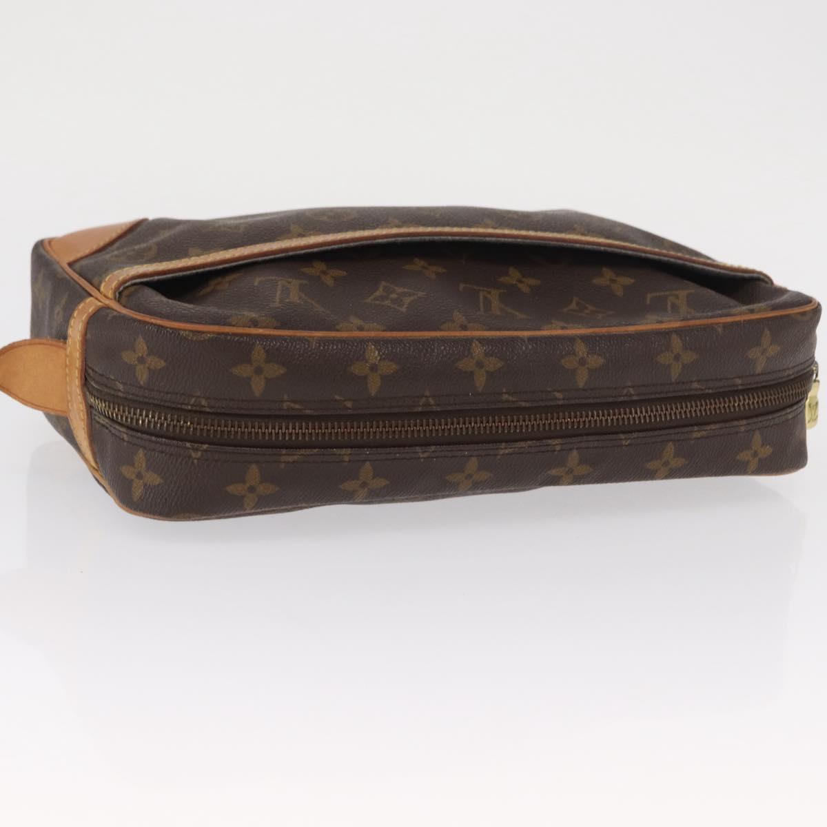 LOUIS VUITTON Monogram Compiegne 28 Clutch Bag M51845 LV Auth am10490