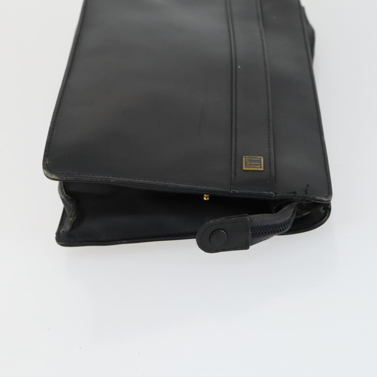 HUNTING WORLD Gucci Dunhill Bag PVC Leather 3 Set Green Gray black Auth am10513