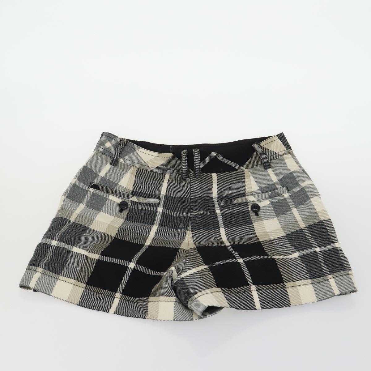 BURBERRY Nova Check Blue Label Pants Cotton 3 Set Beige Green black Auth am10552