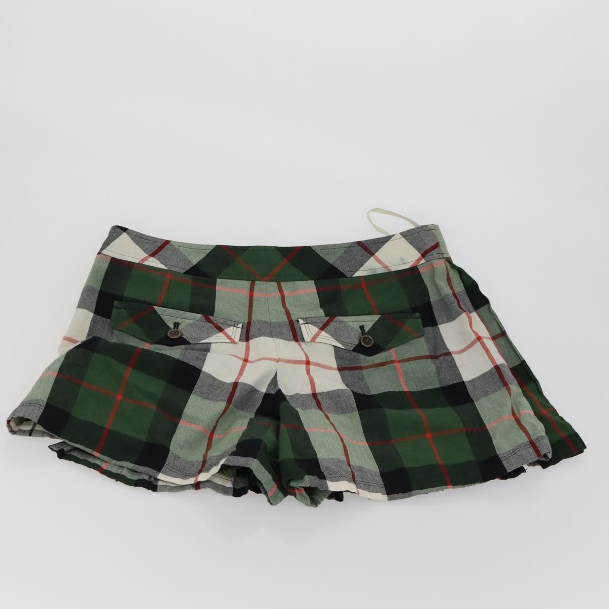 BURBERRY Nova Check Blue Label Pants Cotton 3 Set Beige Green black Auth am10552