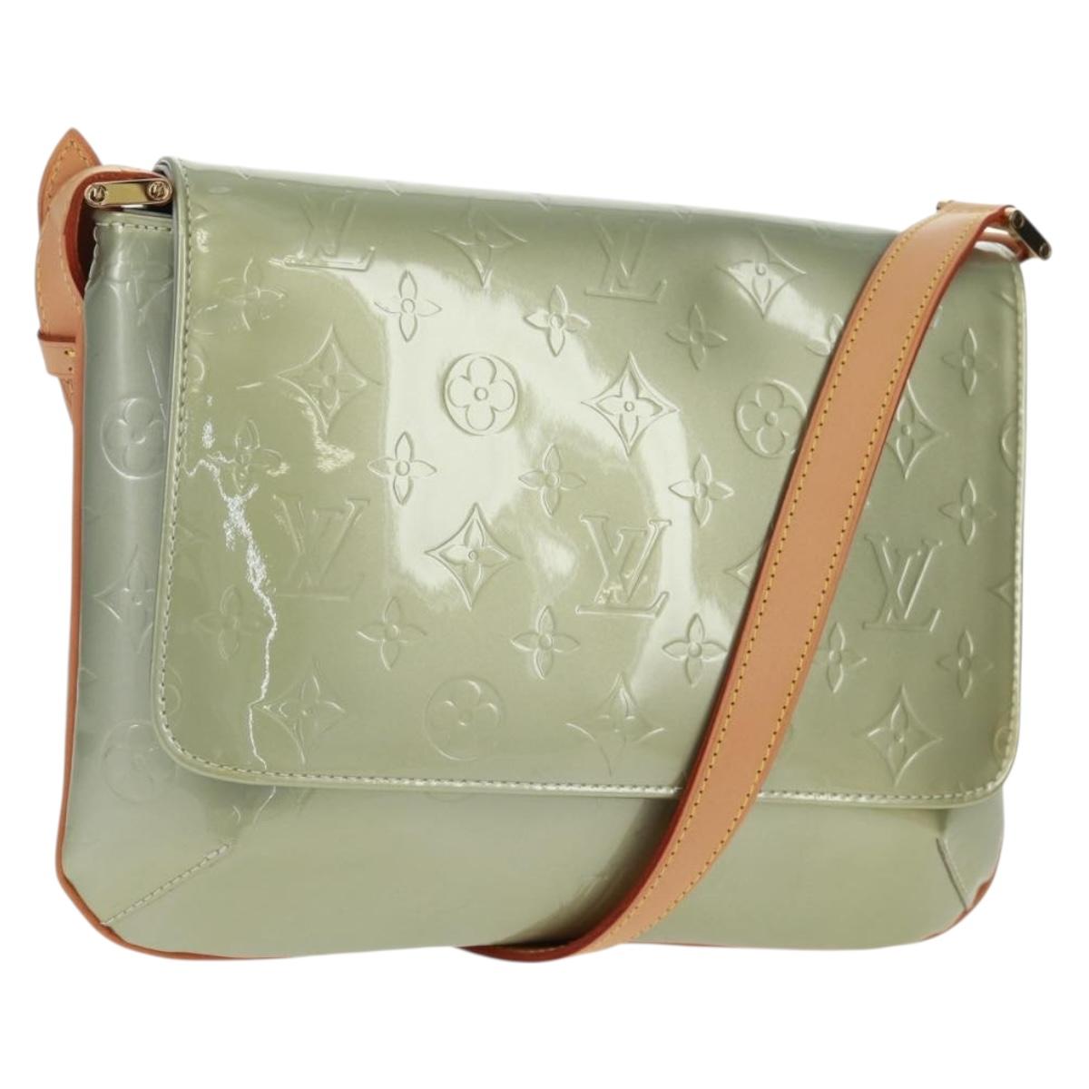 LOUIS VUITTON Monogram Vernis Thompson Street Bag Gris M91008 LV Auth am10567V
