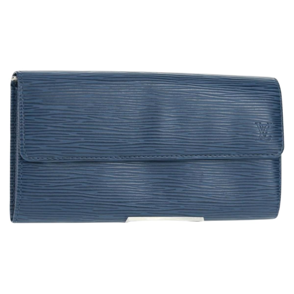 LOUIS VUITTON Epi Pochette Porte Monnaie Credit Myrtille M6359G LV Auth am10576V