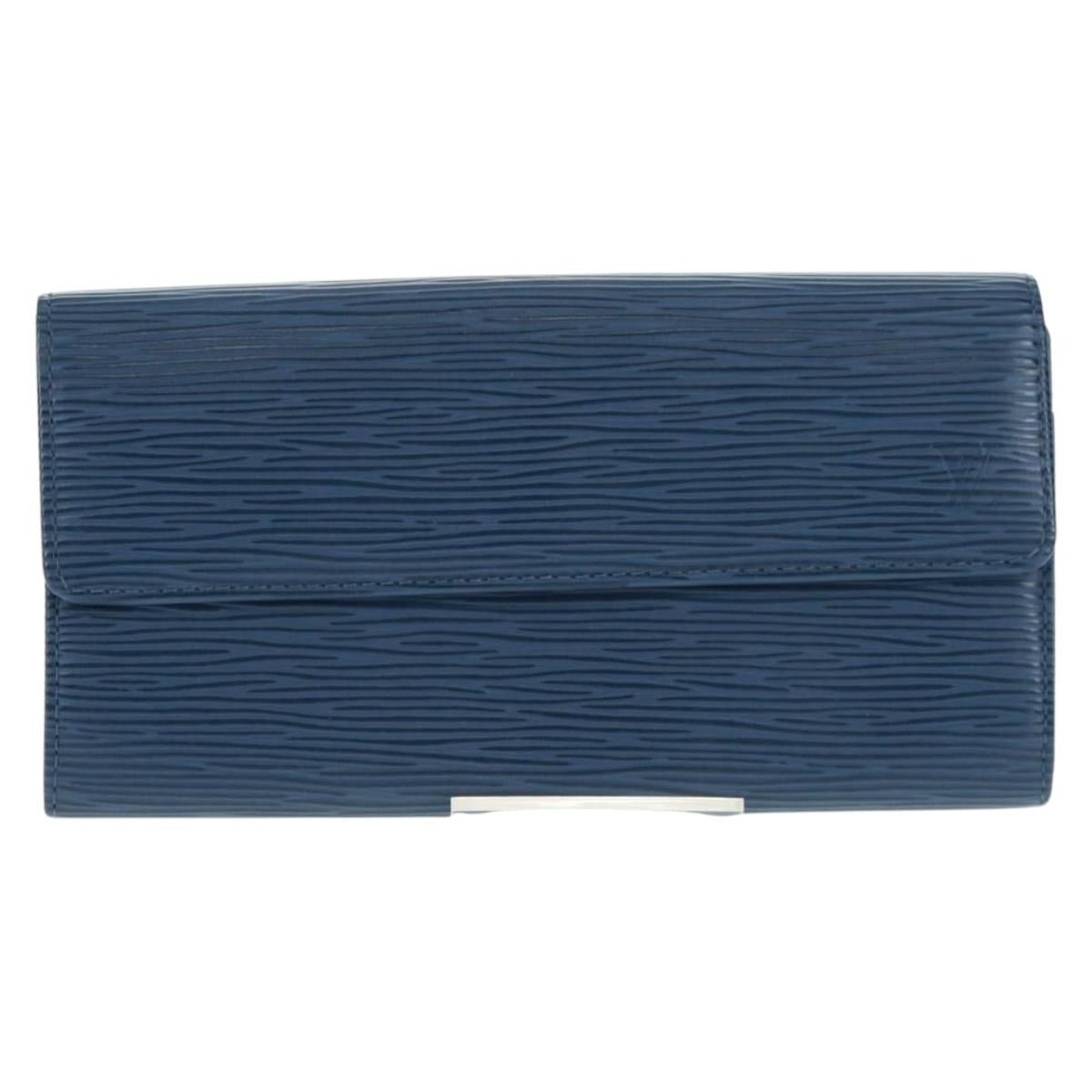 LOUIS VUITTON Epi Pochette Porte Monnaie Credit Myrtille M6359G LV Auth am10576V