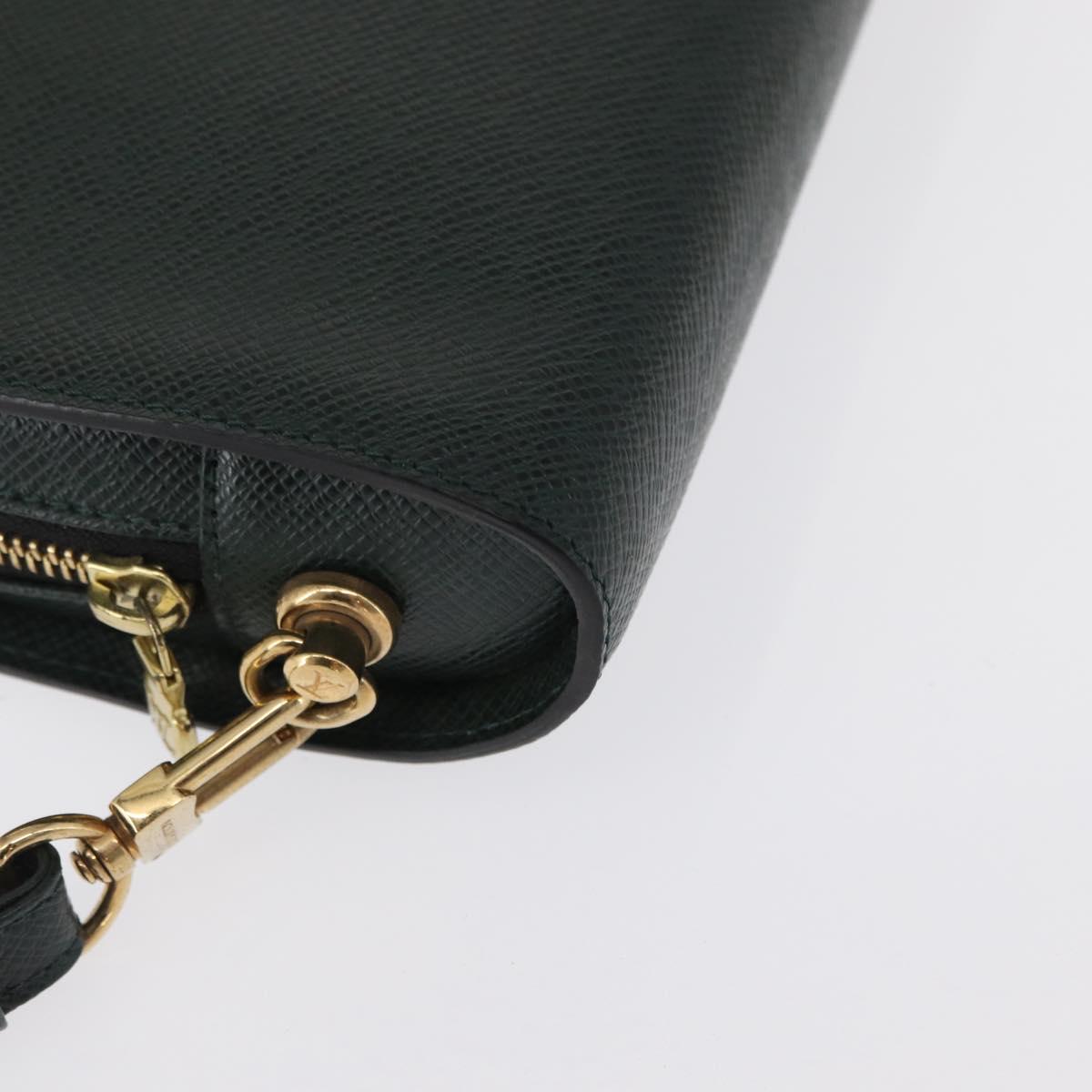 LOUIS VUITTON Taiga Baikal Clutch Bag Epicea M30184 LV Auth am10582