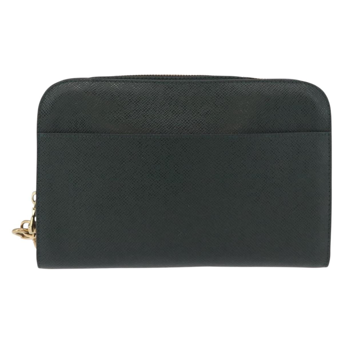 LOUIS VUITTON Taiga Baikal Clutch Bag Epicea M30184 LV Auth am10582