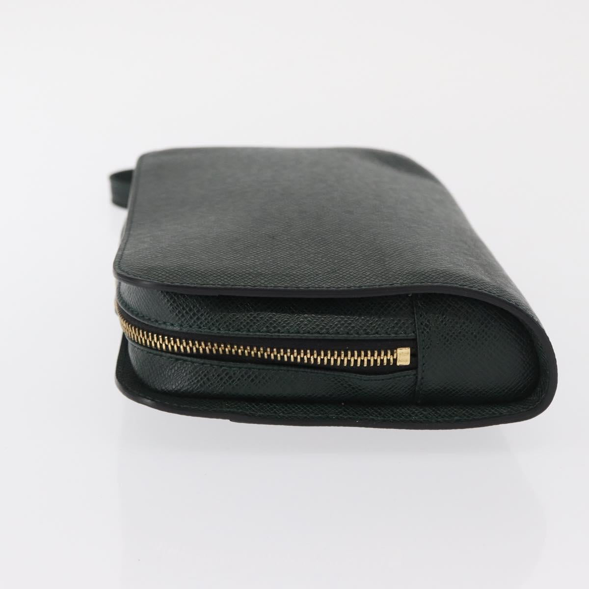 LOUIS VUITTON Taiga Baikal Clutch Bag Epicea M30184 LV Auth am10582