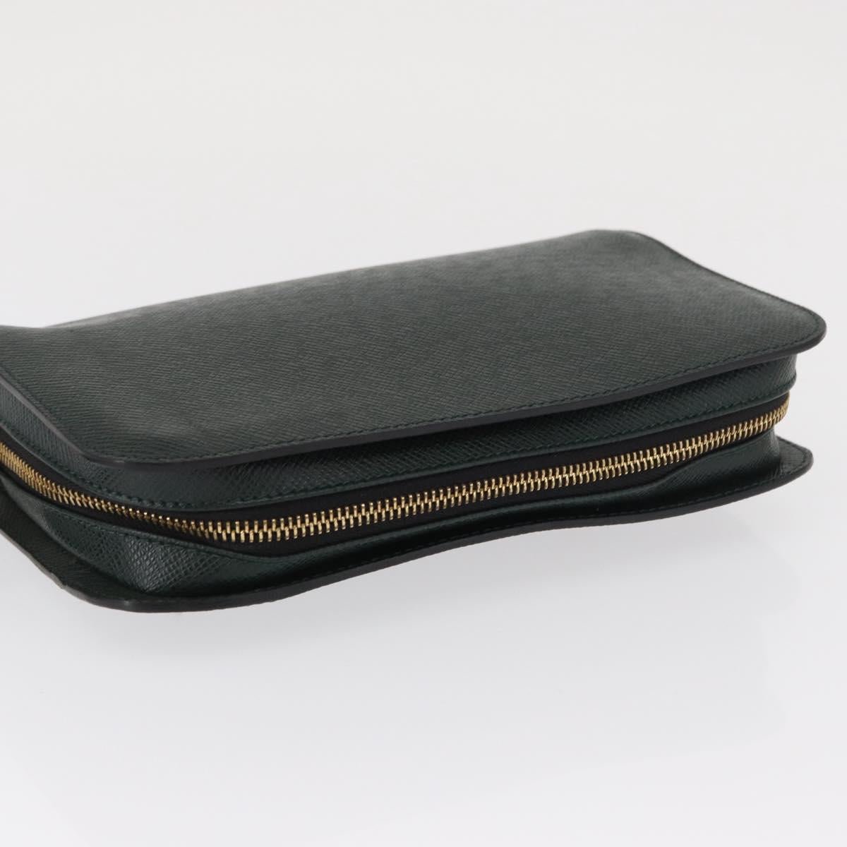 LOUIS VUITTON Taiga Baikal Clutch Bag Epicea M30184 LV Auth am10582