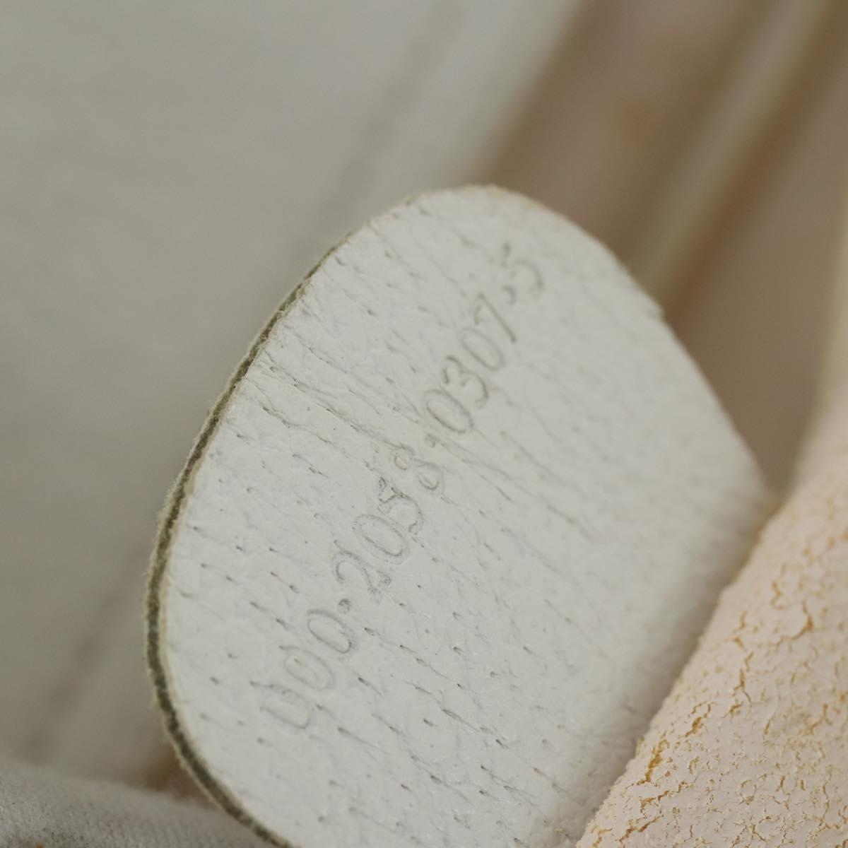 GUCCI Hand Bag Leather 2way White Silver 000 2058 0307 5 Auth am10598