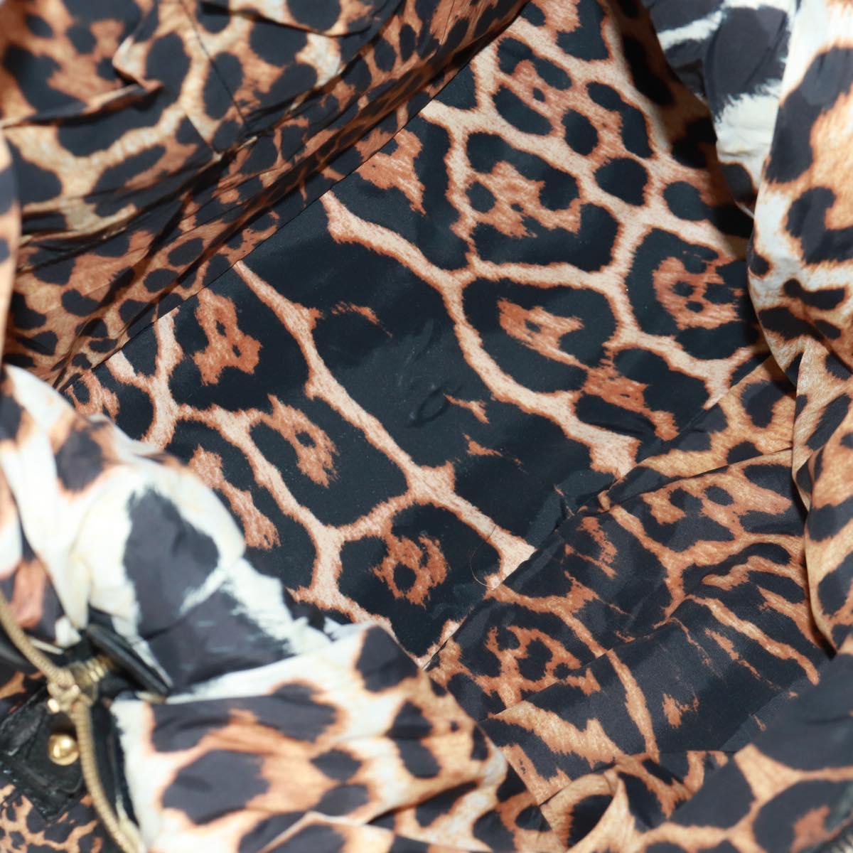 SAINT LAURENT Easy Boston Bag Nylon Leather Yellow Gold Auth am10602V