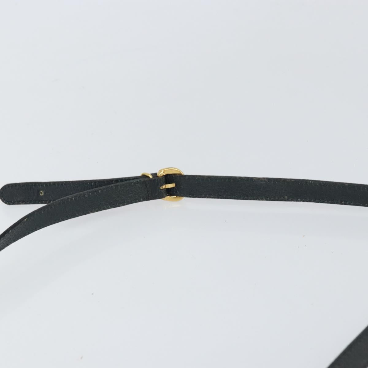 GUCCI Micro GG Supreme Sherry Line Bag PVC Navy Gold 001 56 0852 Auth am10608