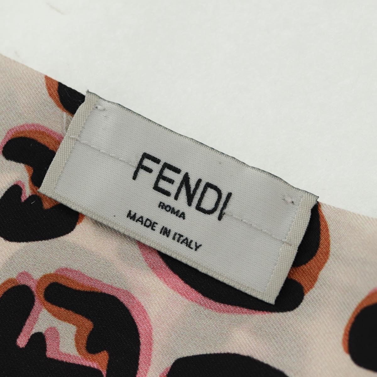 FENDI Scarf Silk Multicolor Auth am10621V
