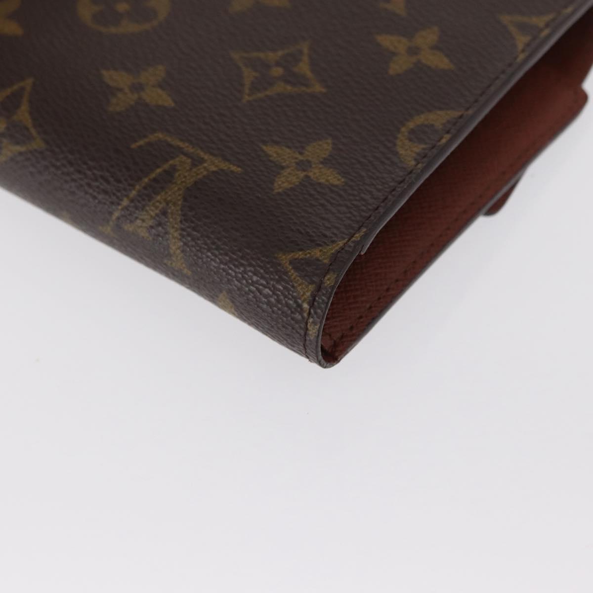 LOUIS VUITTON Monogram Porte Tresor Etui Papie Wallet M61202 LV Auth am10624V