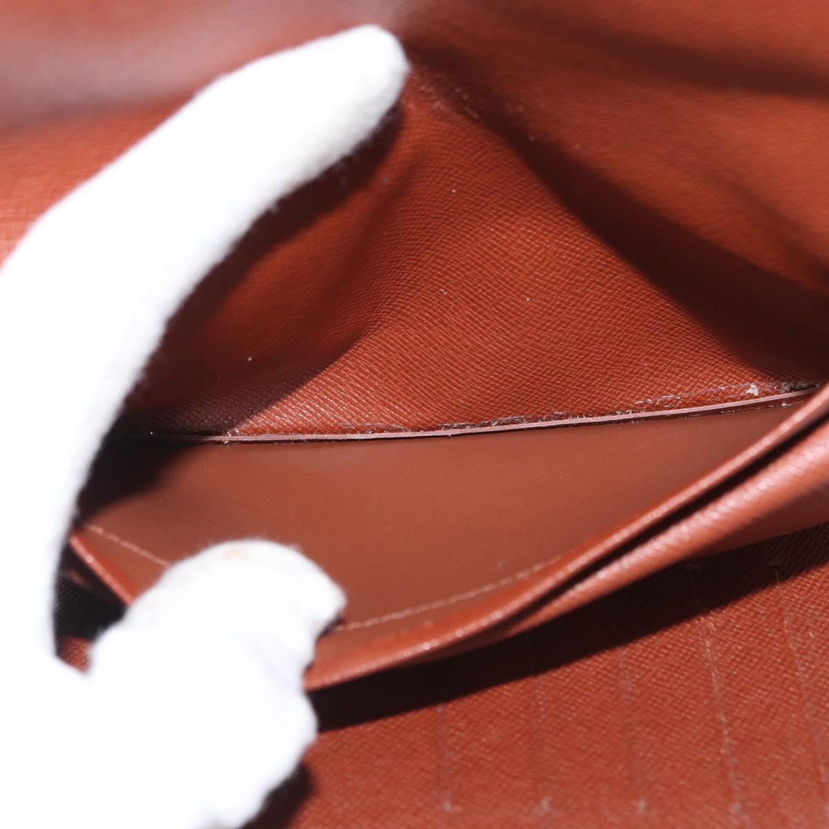 LOUIS VUITTON Monogram Porte Tresor Etui Papie Wallet M61202 LV Auth am10624V