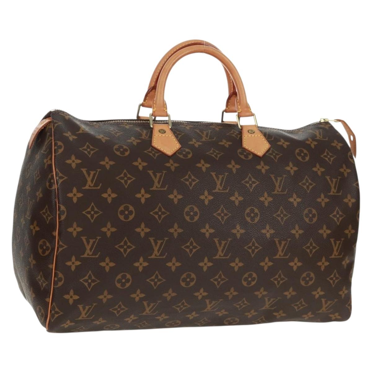 LOUIS VUITTON Monogram Speedy 40 Hand Bag M41522 LV Auth am10626V