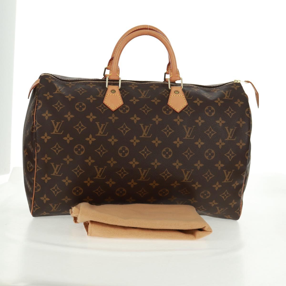 LOUIS VUITTON Monogram Speedy 40 Hand Bag M41522 LV Auth am10626V