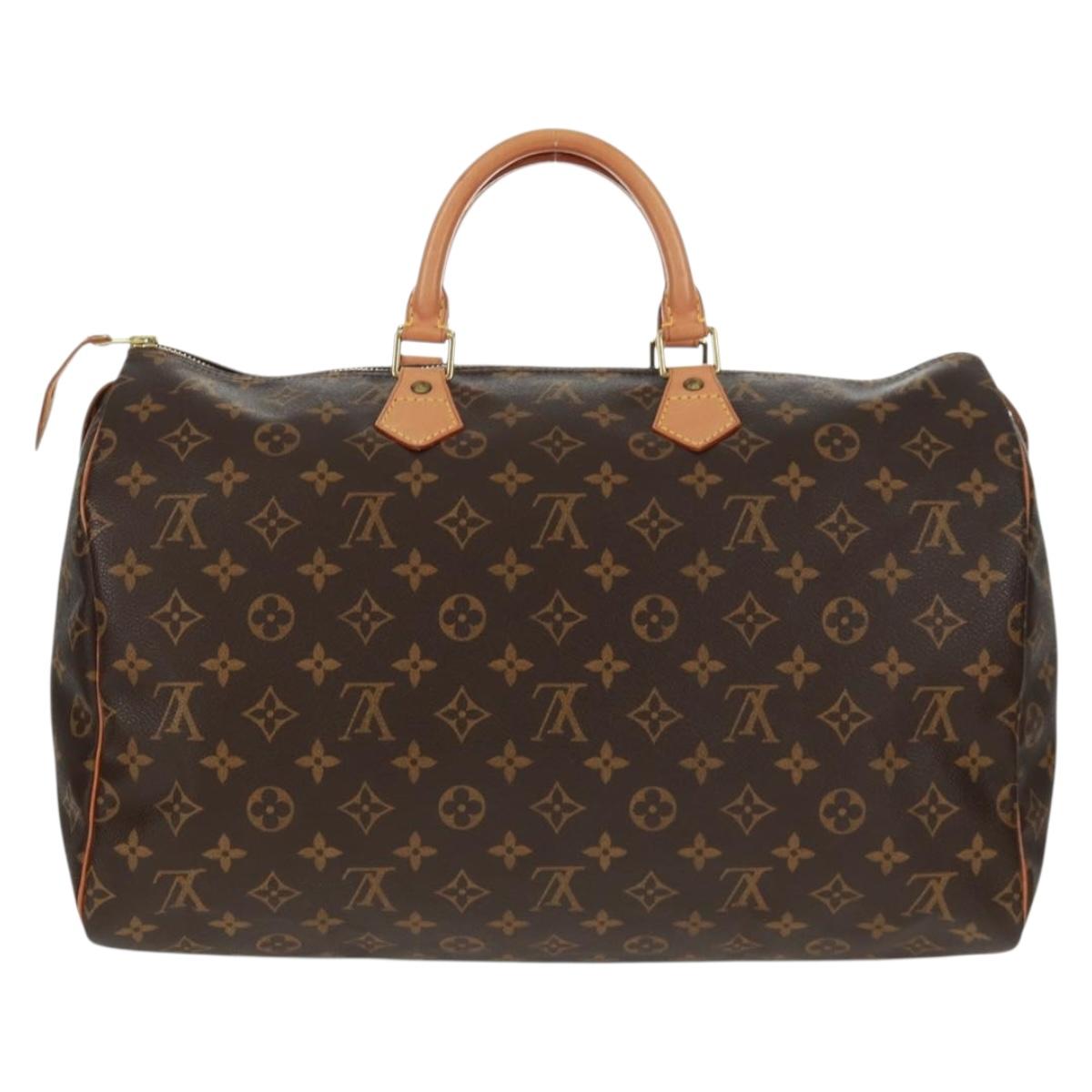 LOUIS VUITTON Monogram Speedy 40 Hand Bag M41522 LV Auth am10626V