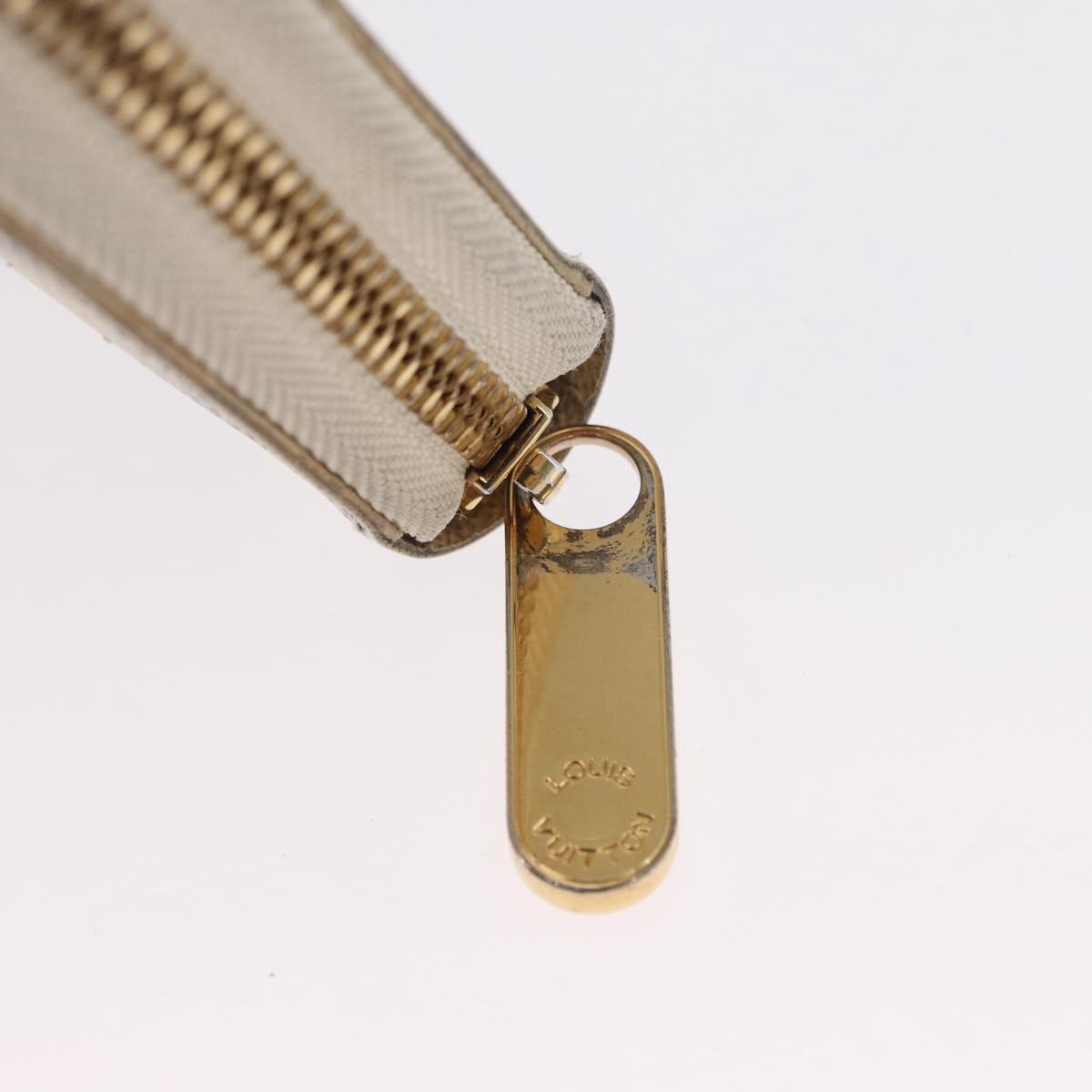 LOUIS VUITTON Damier Azur Zippy Wallet Long Wallet N60019 LV Auth am10637