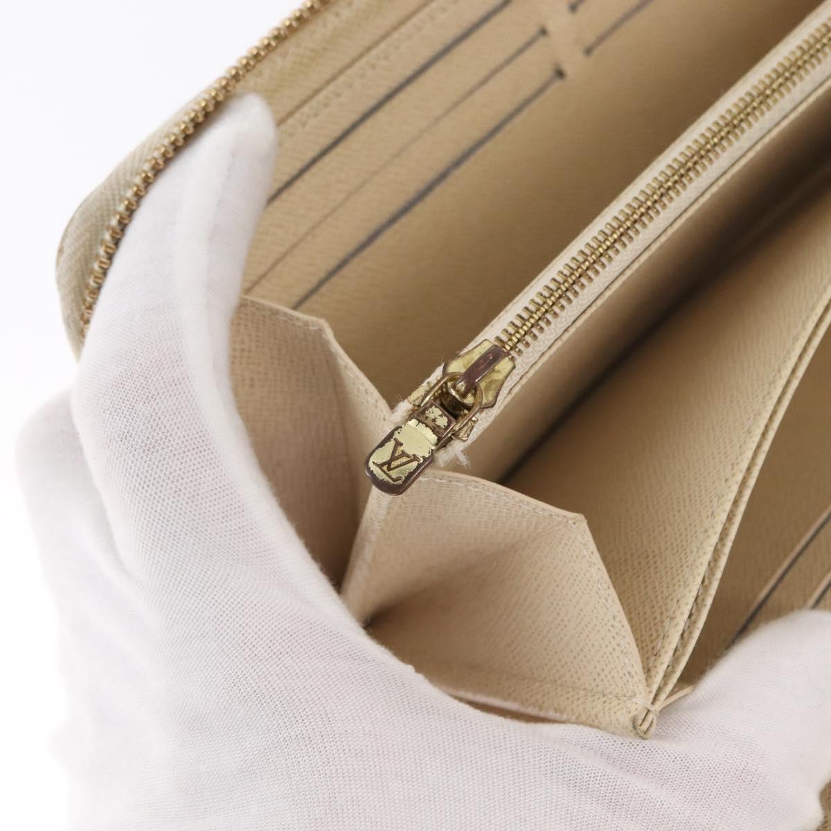 LOUIS VUITTON Damier Azur Zippy Wallet Long Wallet N60019 LV Auth am10637