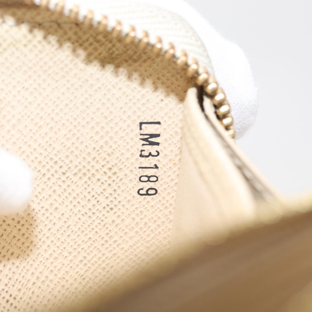 LOUIS VUITTON Damier Azur Zippy Wallet Long Wallet N60019 LV Auth am10637