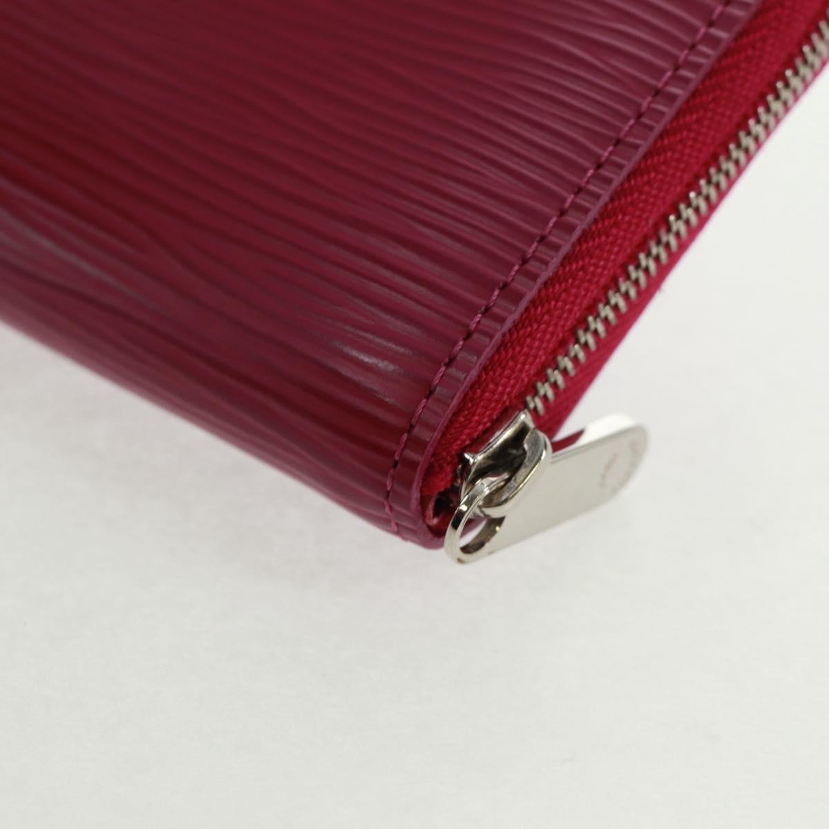 LOUIS VUITTON Epi Zippy Coin Purse Coin Purse Fuchsia M60383 LV Auth am10652V