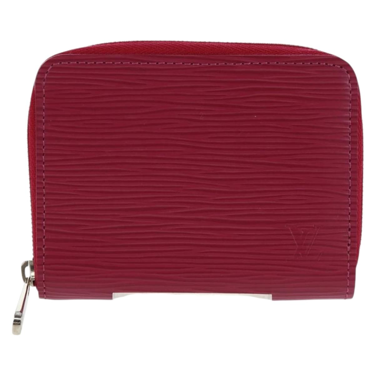 LOUIS VUITTON Epi Zippy Coin Purse Coin Purse Fuchsia M60383 LV Auth am10652V