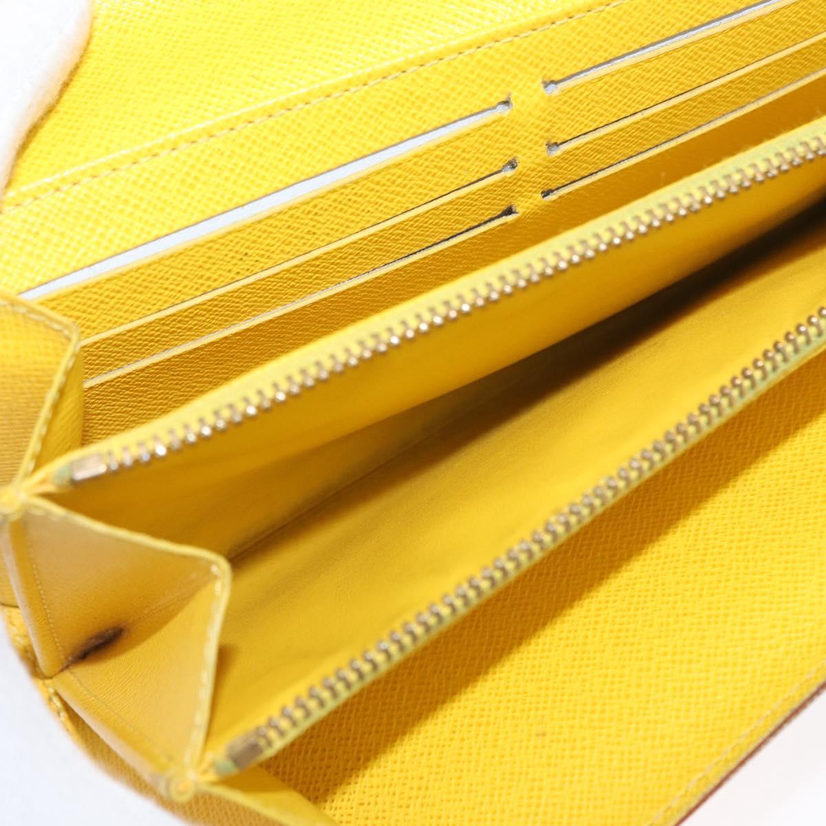 LOUIS VUITTON Multicolor Portefeuille Sarah Long Wallet 2 Set White Auth am10676