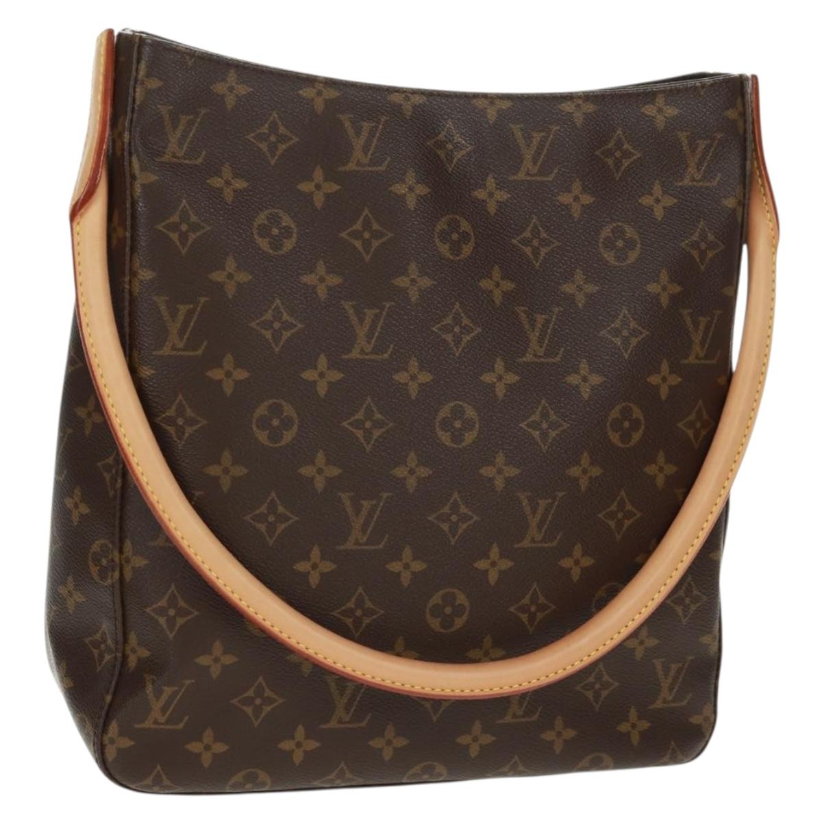 LOUIS VUITTON Monogram Looping GM Shoulder Bag M51145 LV Auth am10682SAV