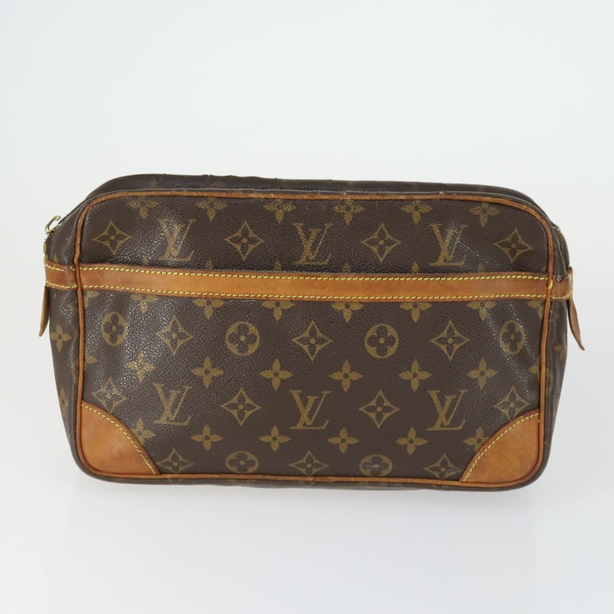 LOUIS VUITTON Monogram Clutch Bag 3 Set LV Auth am10691