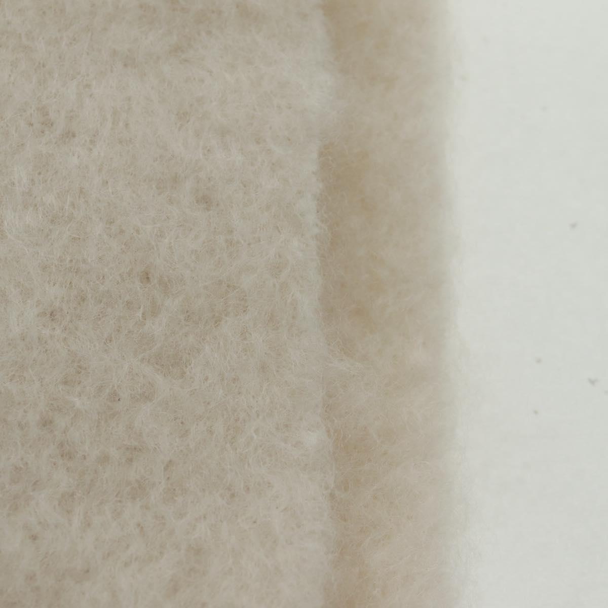 LOEWE Anagram Scarf Wool Mohair White Auth am10695V
