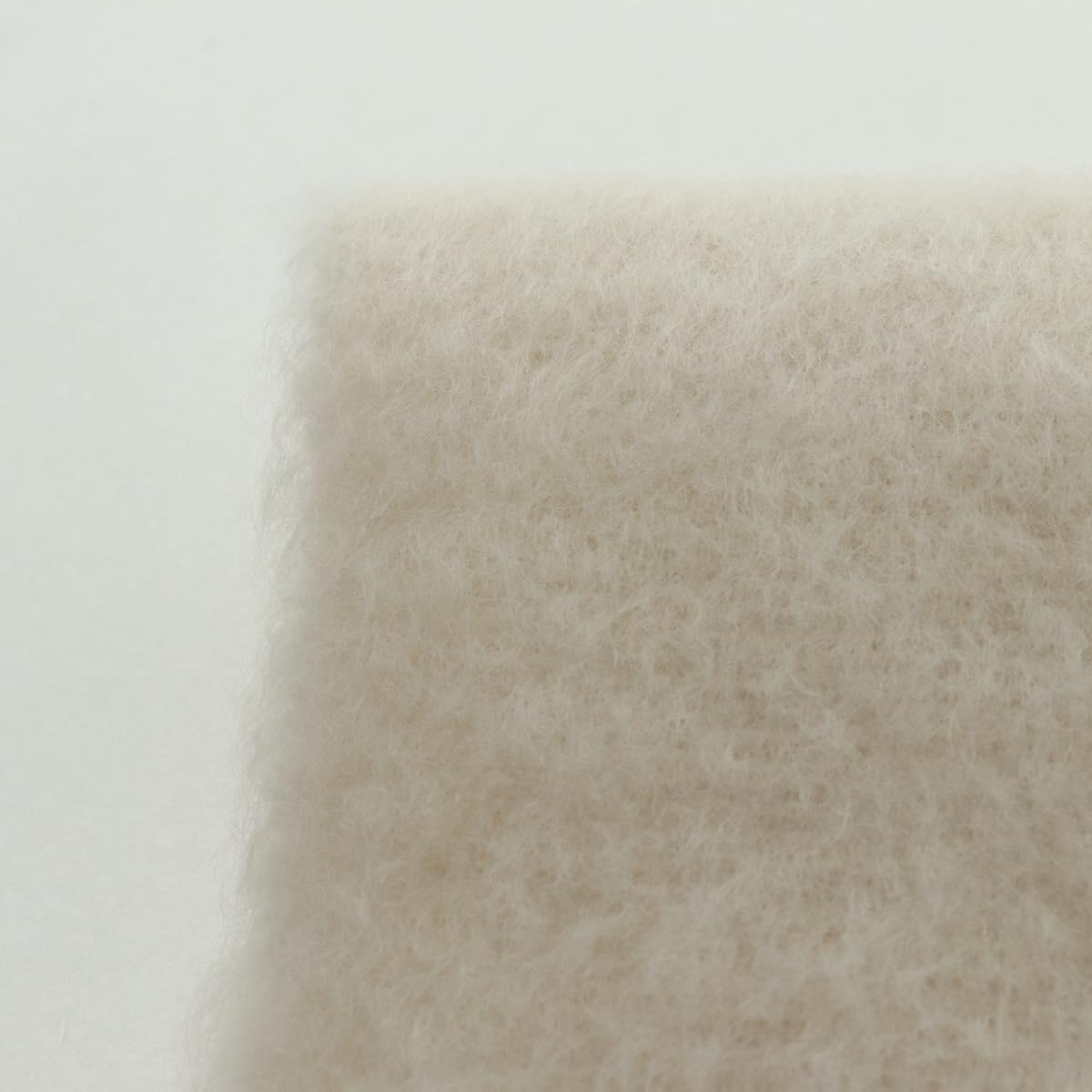 LOEWE Anagram Scarf Wool Mohair White Auth am10695V