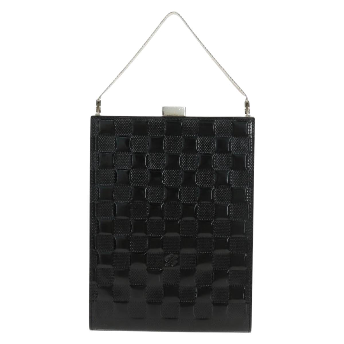 LOUIS VUITTON Damier Vernis Ange GM Hand Bag Black M92103 LV Auth am10703V