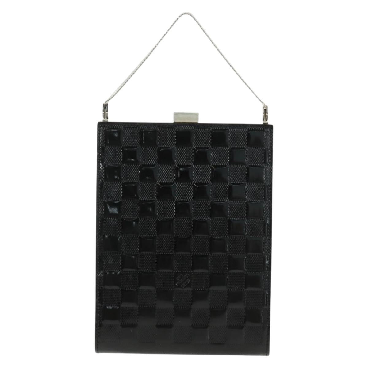 LOUIS VUITTON Damier Vernis Ange GM Hand Bag Black M92103 LV Auth am10703V