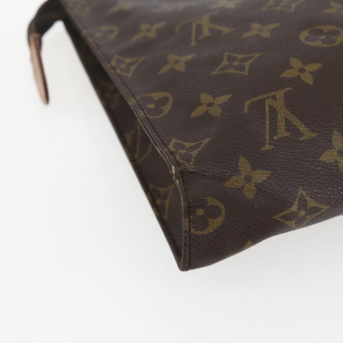 LOUIS VUITTON Monogram Poche Toilette 26 Pouch M47542 LV Auth am10716