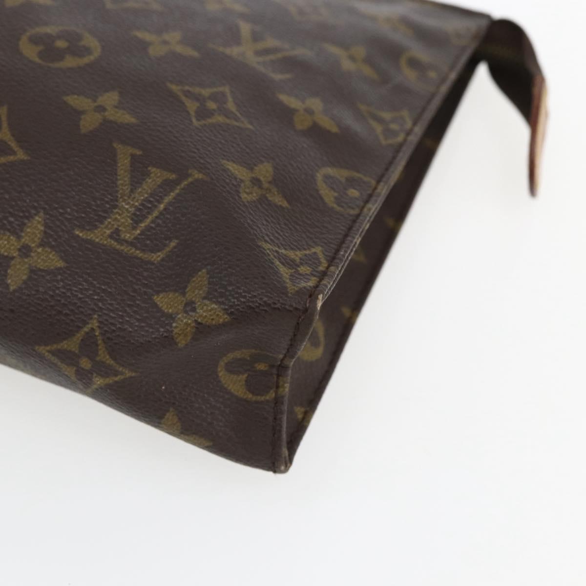 LOUIS VUITTON Monogram Poche Toilette 26 Pouch M47542 LV Auth am10716