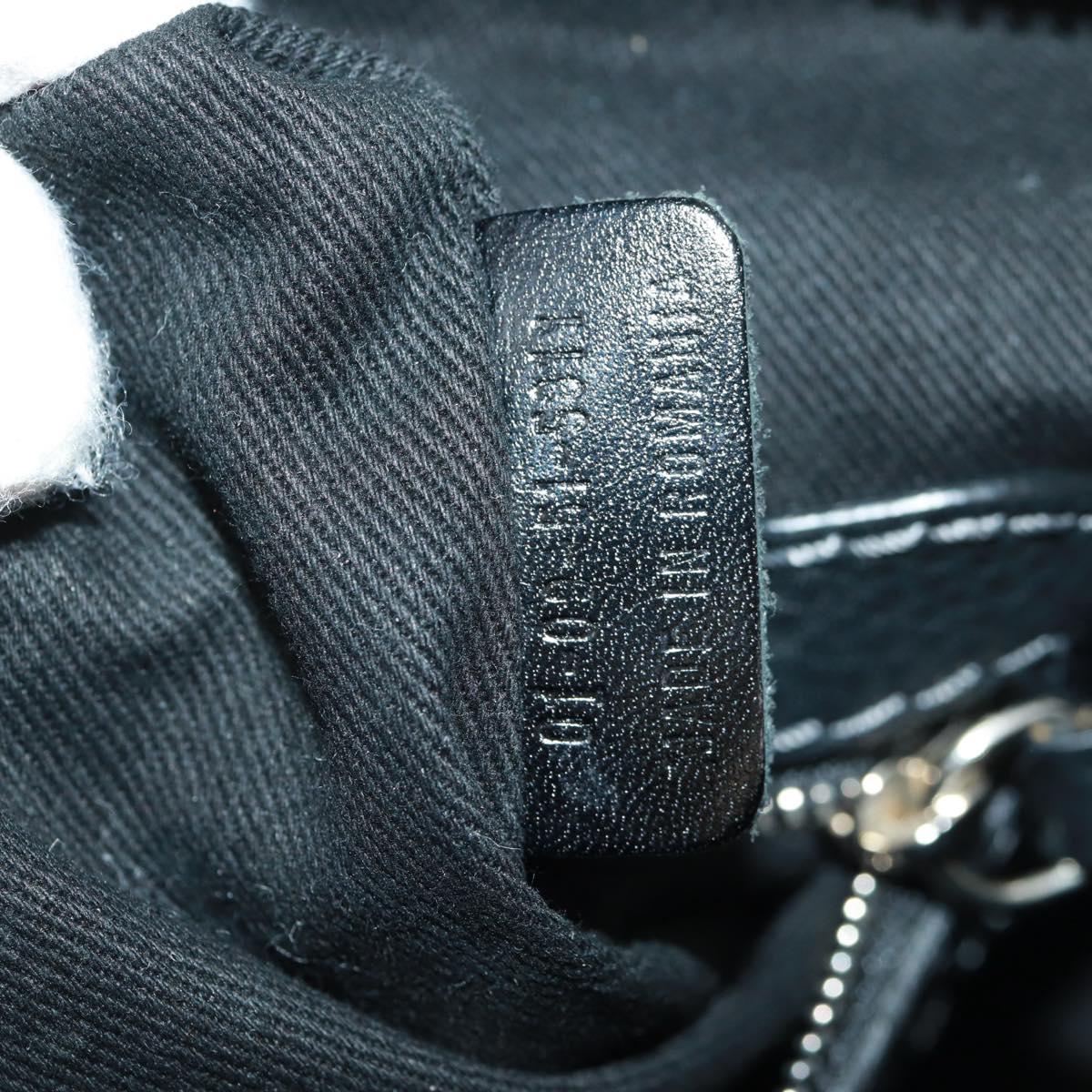 Chloe Paddington Hand Bag Leather 2way Black Gold Silver Auth am10718SV