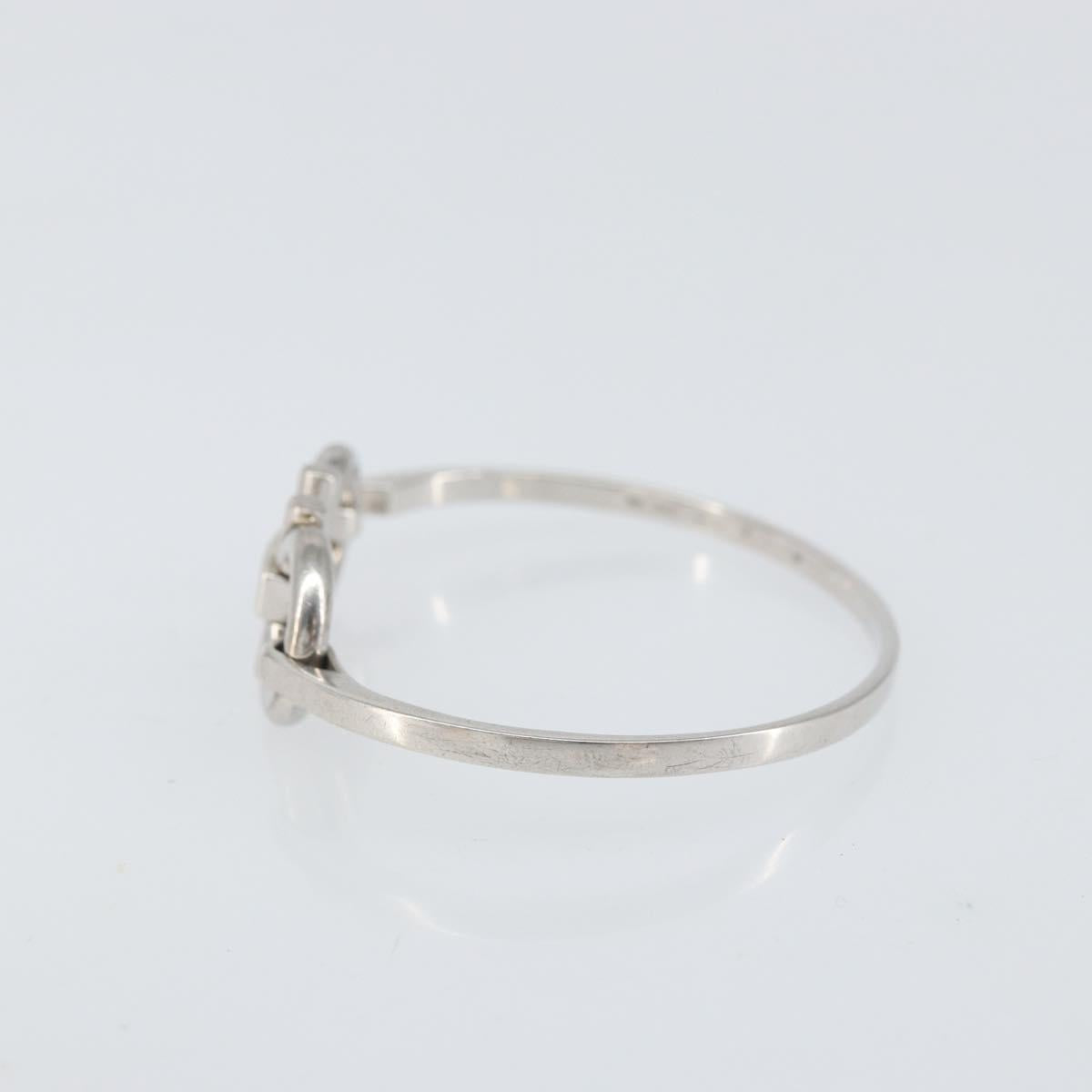 Salvatore Ferragamo Gancini Bracelet Ag925 M Silver Auth am10724V