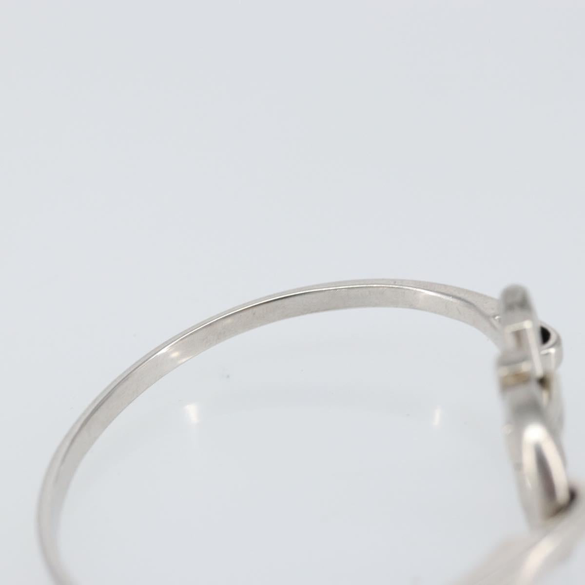 Salvatore Ferragamo Gancini Bracelet Ag925 M Silver Auth am10724V