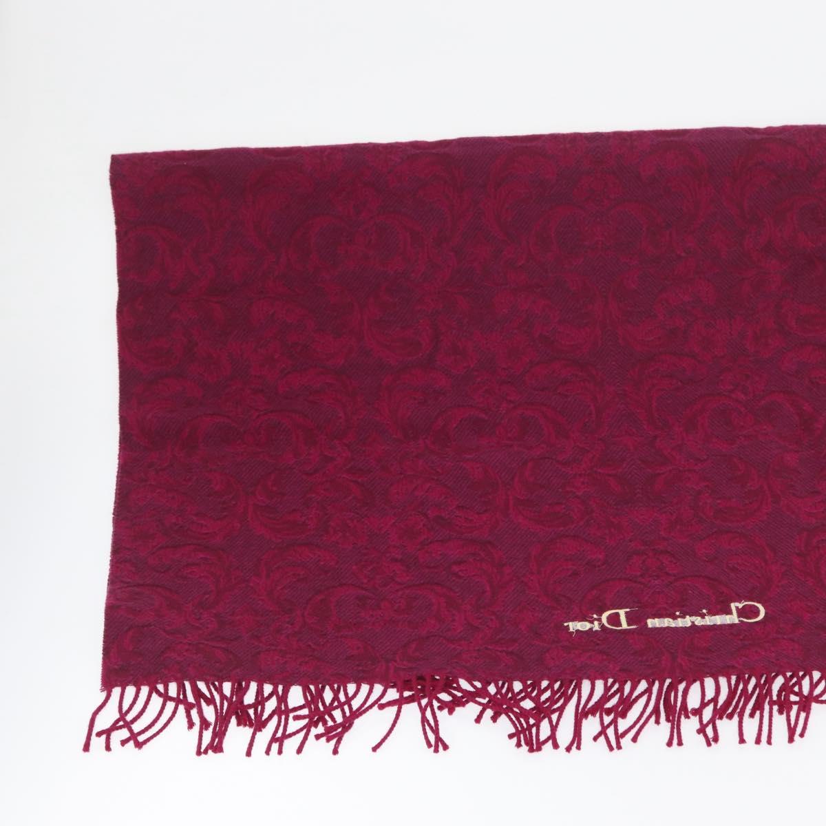 Christian Dior Kneeling blanket Wool Purple Auth am10729