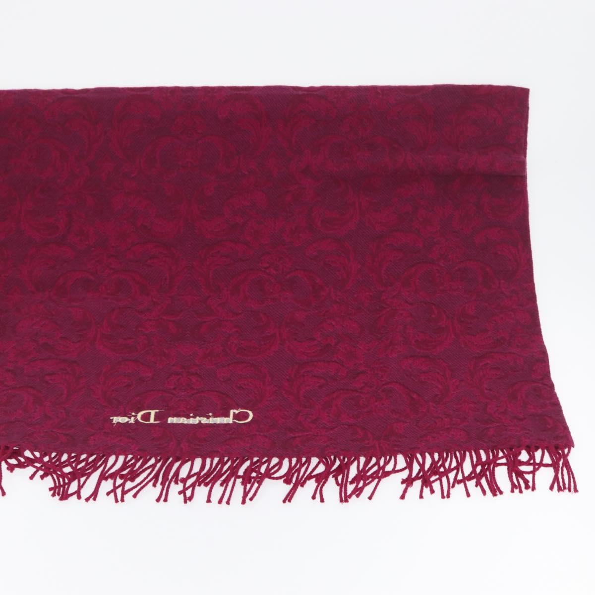 Christian Dior Kneeling blanket Wool Purple Auth am10729