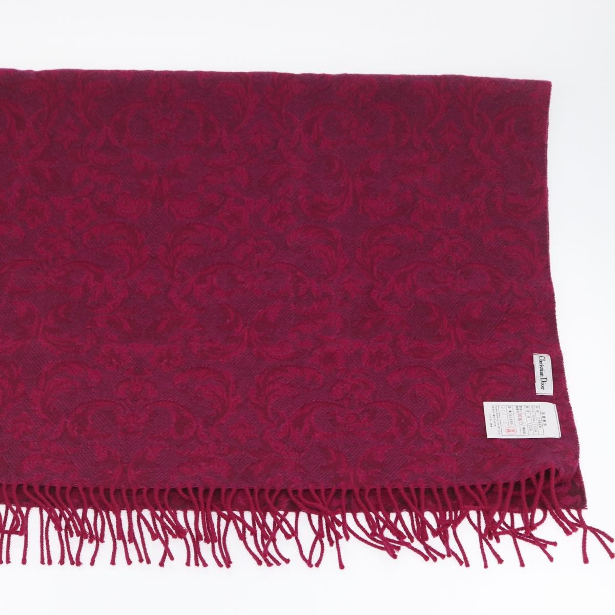 Christian Dior Kneeling blanket Wool Purple Auth am10729
