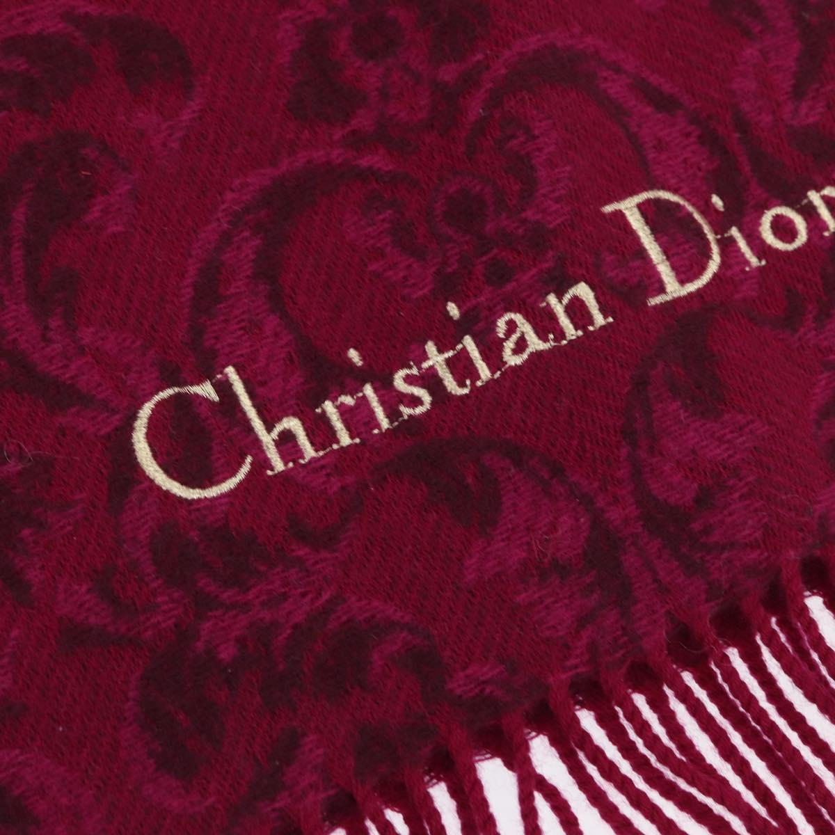 Christian Dior Kneeling blanket Wool Purple Auth am10729