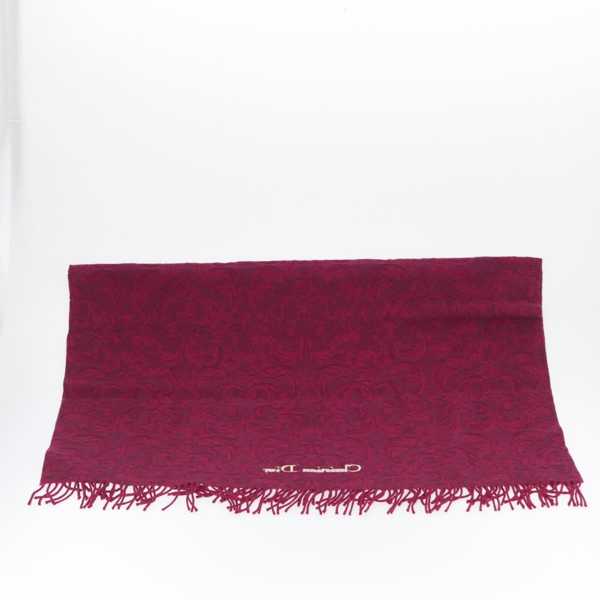 Christian Dior Kneeling blanket Wool Purple Auth am10729