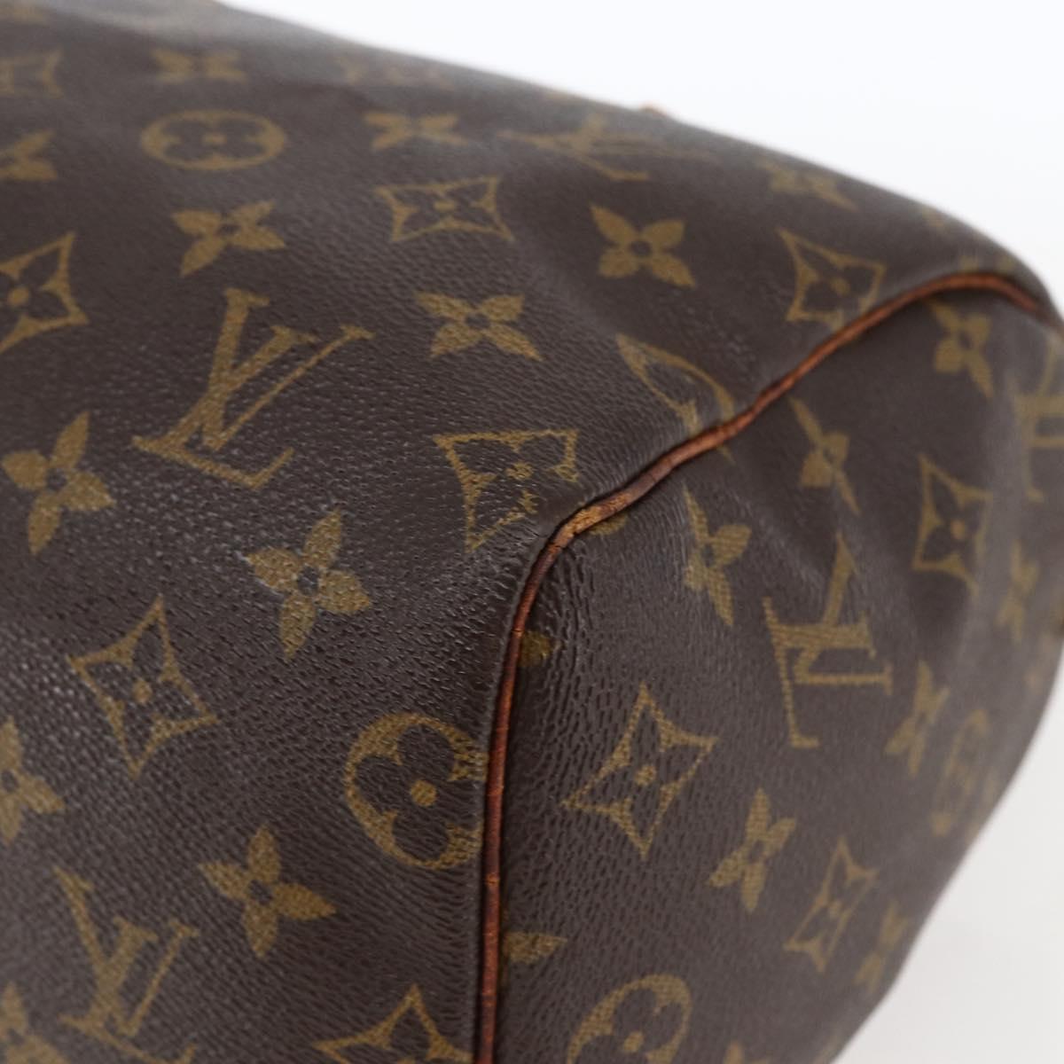 LOUIS VUITTON Monogram Speedy 25 Hand Bag M41528 LV Auth am10738A